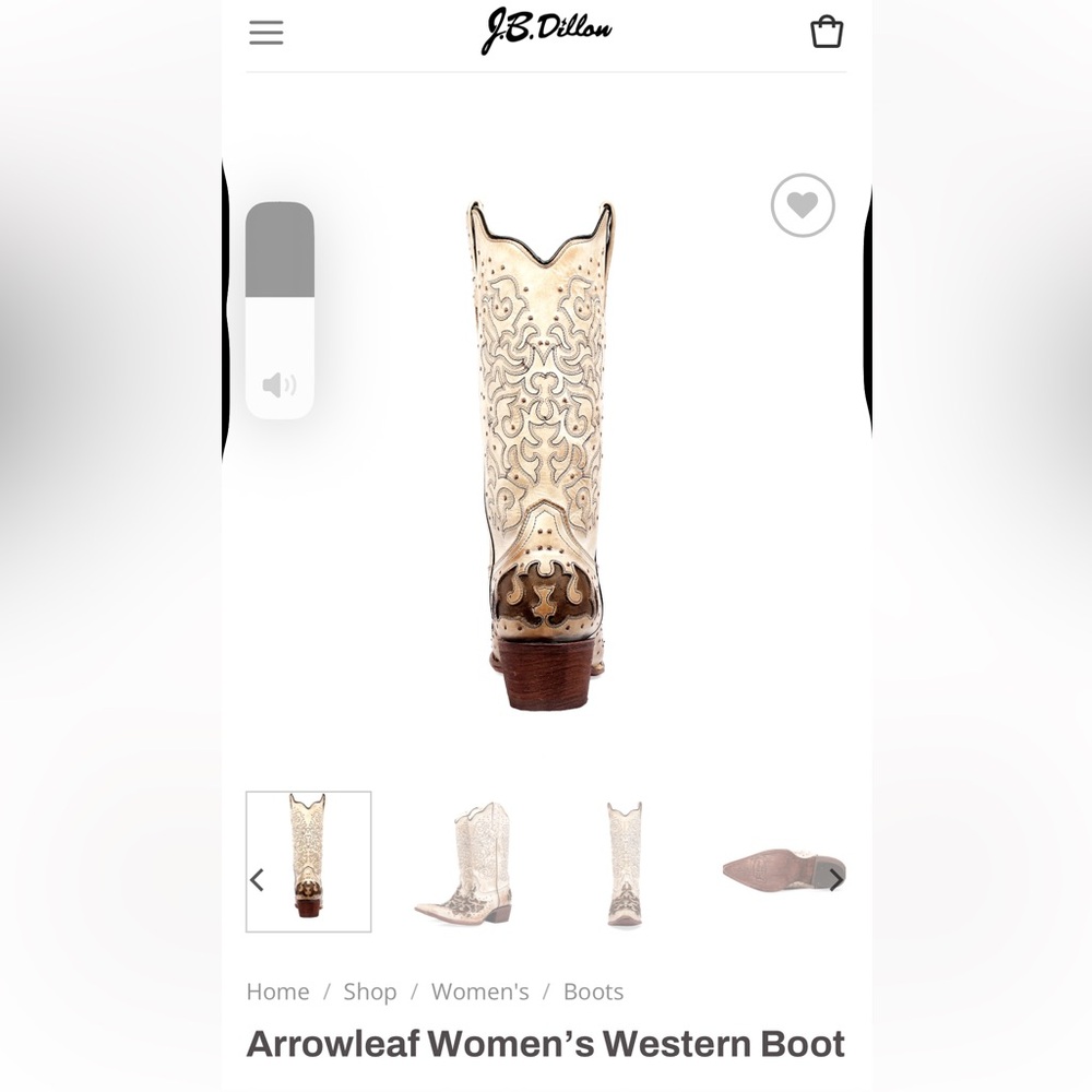 J.B. Dillon Arrowleaf cowgirl boots - Picture 9 of 16